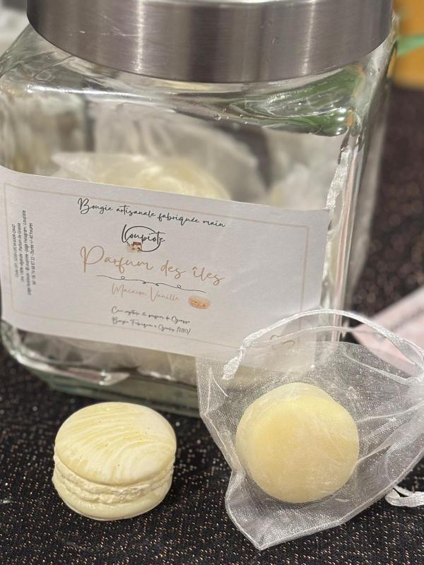 Fondant macaron vanille